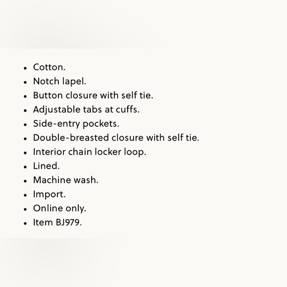 J Crew Short trench coat - Picture 10 of 10